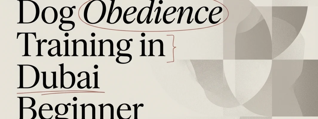 Dog Obedience Training in Dubai: A Beginner’s Guide